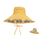 Reversible Wide Brim Sun Hat with Chin Tie Large Floppy Brim Packable Summer Beach Hat