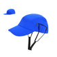 Outdoor Baseball Cap with Hidden Chin Strap Breathable Sports Hiking Sun Hat Adjustable Fit