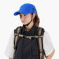 Outdoor Baseball Cap with Hidden Chin Strap Breathable Sports Hiking Sun Hat Adjustable Fit