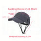 Outdoor Baseball Cap with Hidden Chin Strap Breathable Sports Hiking Sun Hat Adjustable Fit