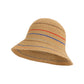 Straw Bucket Hat Breathable Woven Sun Hat Lightweight Packable Summer Beach Hat