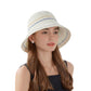 Straw Bucket Hat Breathable Woven Sun Hat Lightweight Packable Summer Beach Hat