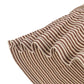 Wide Brim Straw Sun Hat with Contrast Stripe Brim Bow Detail Lightweight Beach Hat