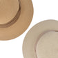 Straw Sun Hat with Pearl Accent Band Lightweight Summer Beach Travel Hat