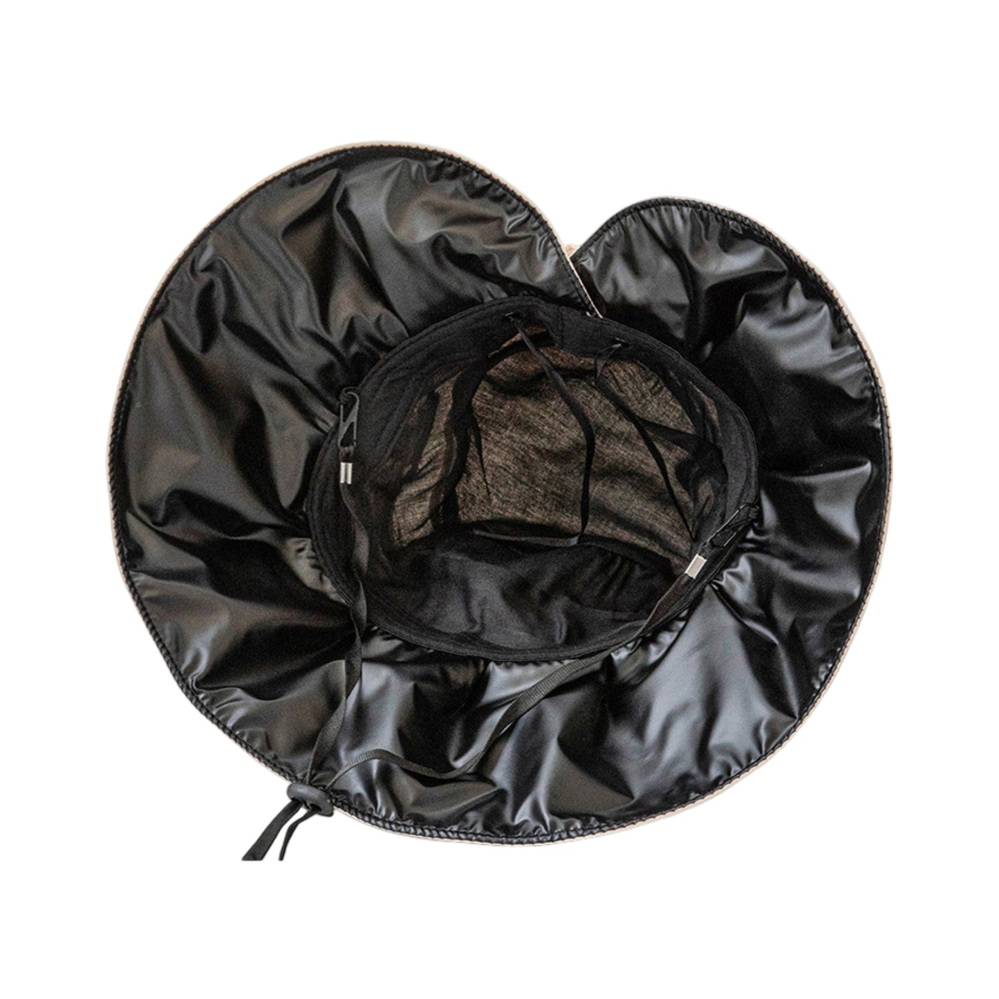 Wide Brim Sun Hat with Bow Lightweight Breathable UV Protection Foldable Travel Beach Hat