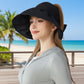 Sun Hat with Ponytail Opening UV Protection Packable Summer Beach Hat