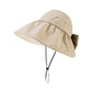 Sun Hat with Ponytail Opening UV Protection Packable Summer Beach Hat
