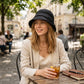 Bucket Hat Soft Breathable Fabric Summer Casual Sun Hat for Travel Outdoor Beach Wear