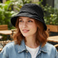 Bucket Hat Soft Breathable Fabric Summer Casual Sun Hat for Travel Outdoor Beach Wear