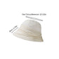 Bucket Hat Soft Breathable Fabric Summer Casual Sun Hat for Travel Outdoor Beach Wear