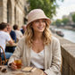 Bucket Hat Soft Breathable Fabric Summer Casual Sun Hat for Travel Outdoor Beach Wear