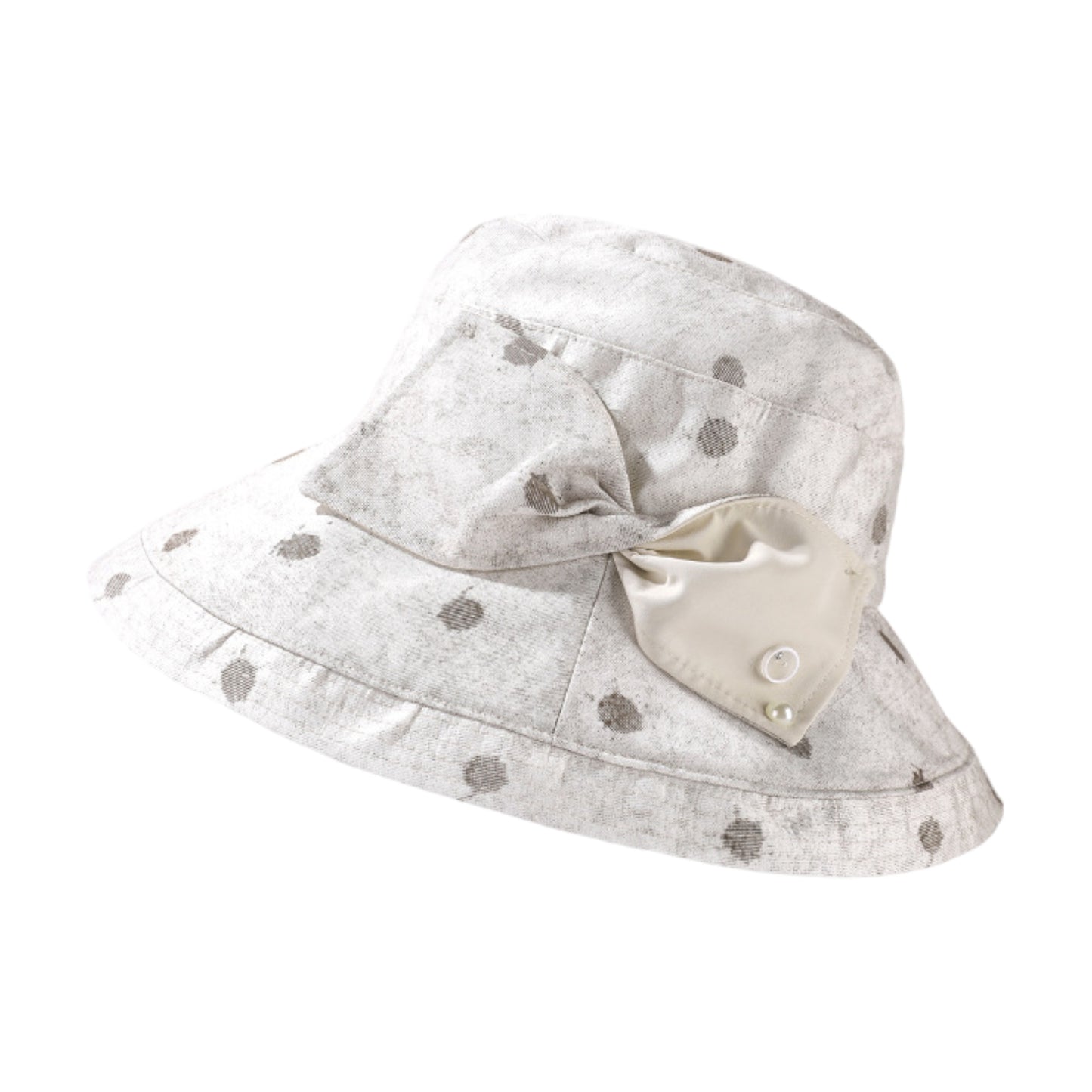 Printed Bucket Hat Breathable Sun Hat with Foldable Brim Casual Outdoor Travel Beach Hat