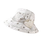 Printed Bucket Hat Breathable Sun Hat with Foldable Brim Casual Outdoor Travel Beach Hat