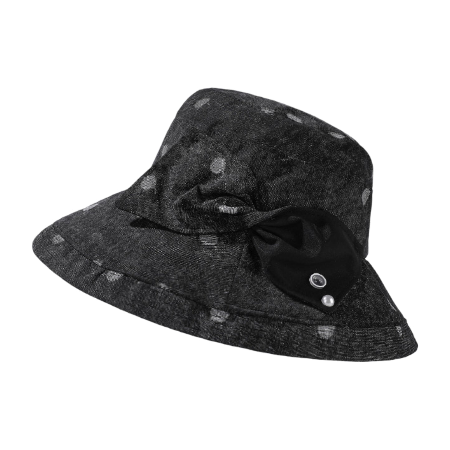 Printed Bucket Hat Breathable Sun Hat with Foldable Brim Casual Outdoor Travel Beach Hat