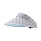 Sun Visor Hat Lightweight Breathable Wide Brim Open Top Summer Travel Beach Hat