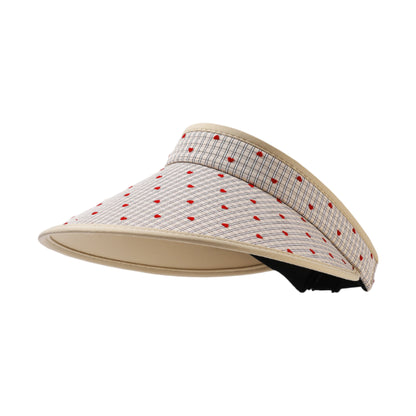 Sun Visor Hat Lightweight Breathable Wide Brim Open Top Summer Travel Beach Hat