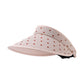 Sun Visor Hat Lightweight Breathable Wide Brim Open Top Summer Travel Beach Hat