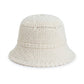 Straw Bucket Hat Lightweight Woven Sun Hat Packable Summer Beach Hat with Breathable Design