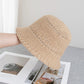 Straw Bucket Hat Lightweight Woven Sun Hat Packable Summer Beach Hat with Breathable Design
