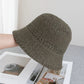 Straw Bucket Hat Lightweight Woven Sun Hat Packable Summer Beach Hat with Breathable Design