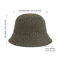Straw Bucket Hat Lightweight Woven Sun Hat Packable Summer Beach Hat with Breathable Design