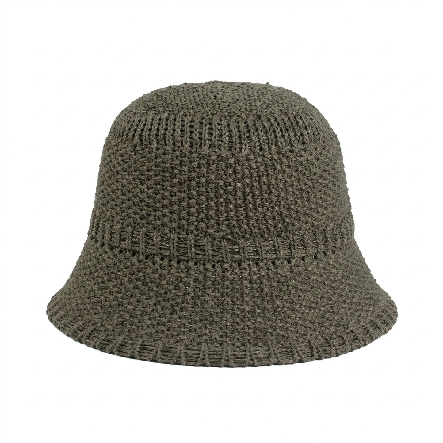 Straw Bucket Hat Lightweight Woven Sun Hat Packable Summer Beach Hat with Breathable Design