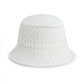 Straw Bucket Hat Lightweight Woven Sun Hat Packable Summer Beach Hat with Breathable Design