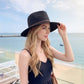 Wide Brim Straw Sun Hat Lightweight Breathable Summer Beach Hat Packable
