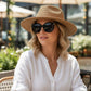 Wide Brim Straw Sun Hat Lightweight Breathable Summer Beach Hat Packable