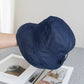 Cotton Bucket Hat Lightweight Sun Hat with Adjustable Drawstring Wide Brim