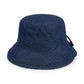 Cotton Bucket Hat Lightweight Sun Hat with Adjustable Drawstring Wide Brim