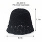 Crochet Bucket Hat Lightweight Breathable Summer Sun Hat Wide Brim Beach Hat