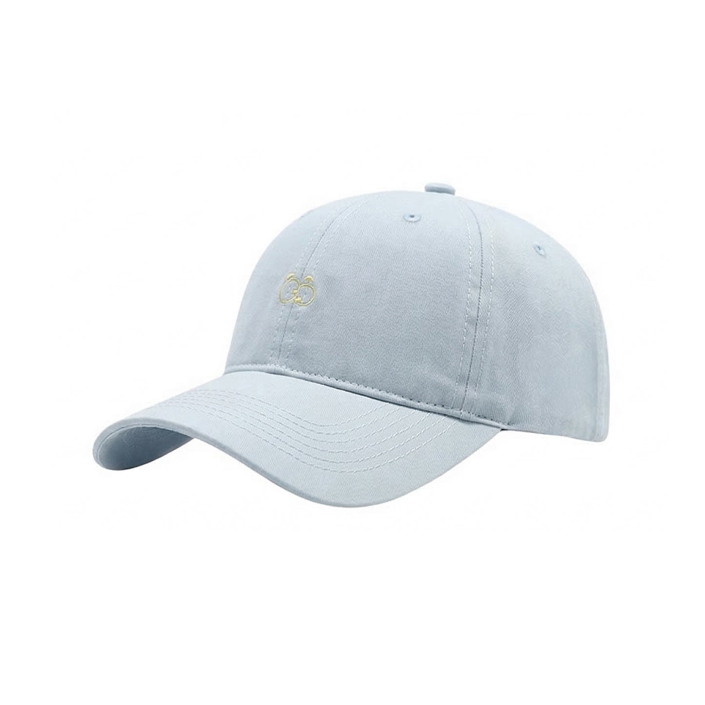 Cotton Baseball Cap Adjustable Strap Lightweight Embroidered Casual Everyday Hat