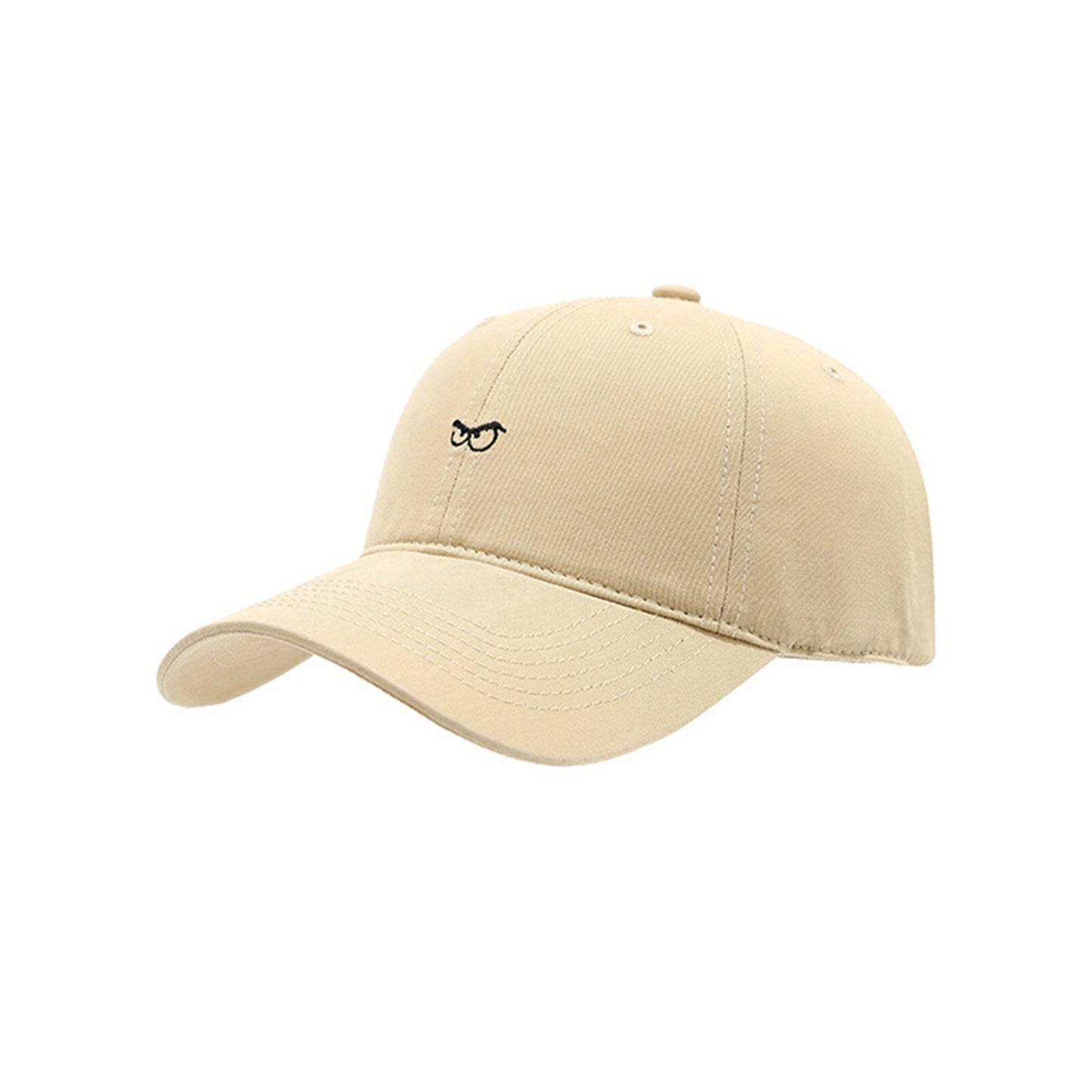 Cotton Baseball Cap Adjustable Strap Lightweight Embroidered Casual Everyday Hat