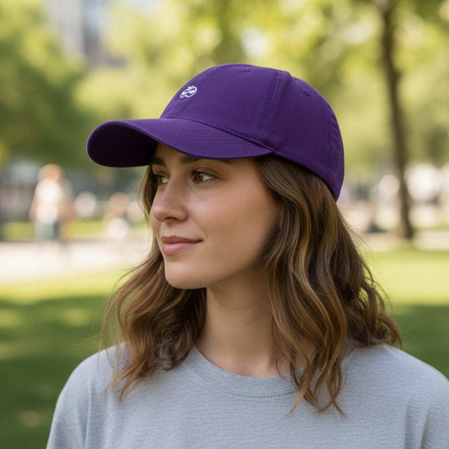 Cotton Baseball Cap Adjustable Strap Lightweight Embroidered Casual Everyday Hat