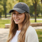Cotton Baseball Cap Embroidered Dog Pattern Adjustable Strap Breathable Casual Hat