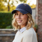 Cotton Baseball Cap Embroidered Dog Pattern Adjustable Strap Breathable Casual Hat