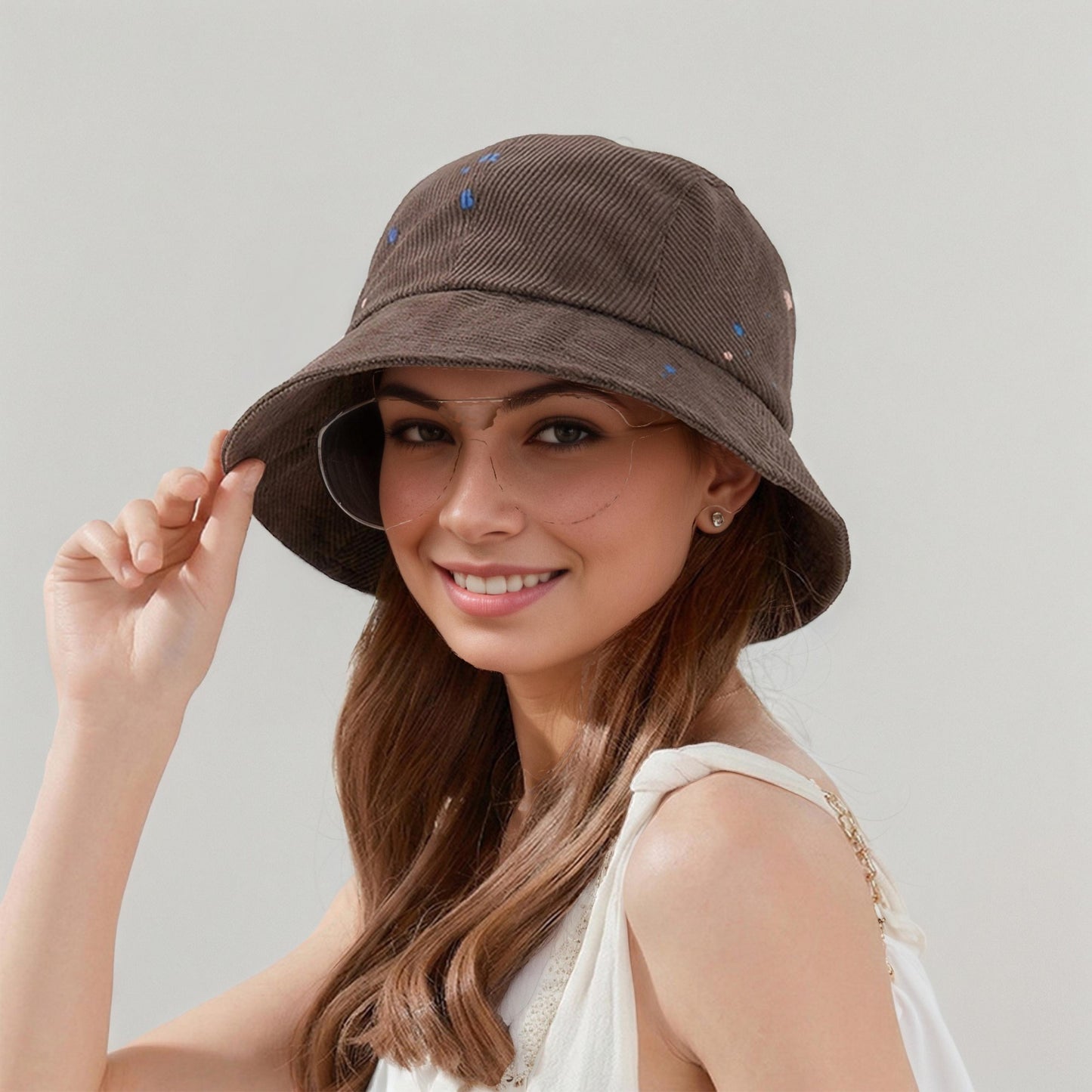 Bucket Hat Soft Structured Brim Casual Sun Hat Lightweight Packable Hat