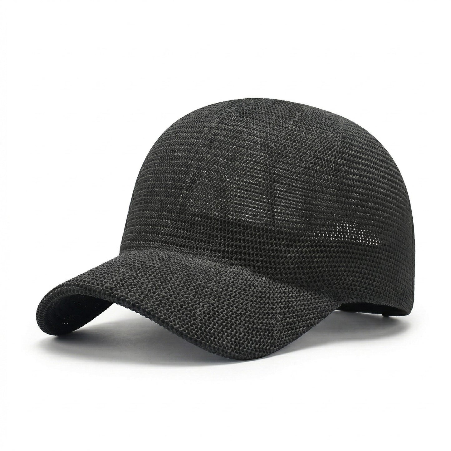 Women Straw Baseball Cap Lightweight Breathable Sun Hat Casual Summer Visor Hat