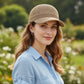 Women Straw Baseball Cap Lightweight Breathable Sun Hat Casual Summer Visor Hat