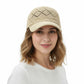 Women Woven Straw Baseball Hat Breathable Mesh Cap Lightweight Summer Sun Visor