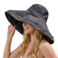Wide Brim Sun Hat UV Protection Bucket Hat Lightweight Packable Beach Outdoor Hat