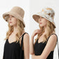 Reversible Floral Bucket Hat Wide Brim Sun Hat UV Protection Beach Travel Cap