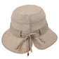 Wide Brim Sun Hat Adjustable Tie Back UV Protection Lightweight Outdoor Travel Hat