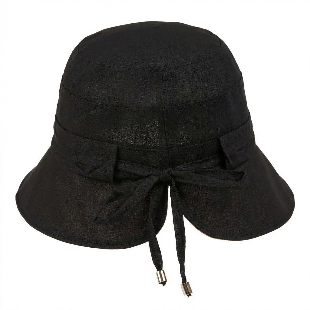 Wide Brim Sun Hat Adjustable Tie Back UV Protection Lightweight Outdoor Travel Hat