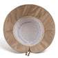 Wide Brim Sun Hat Adjustable Tie Back UV Protection Lightweight Outdoor Travel Hat