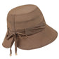 Wide Brim Sun Hat Adjustable Tie Back UV Protection Lightweight Outdoor Travel Hat