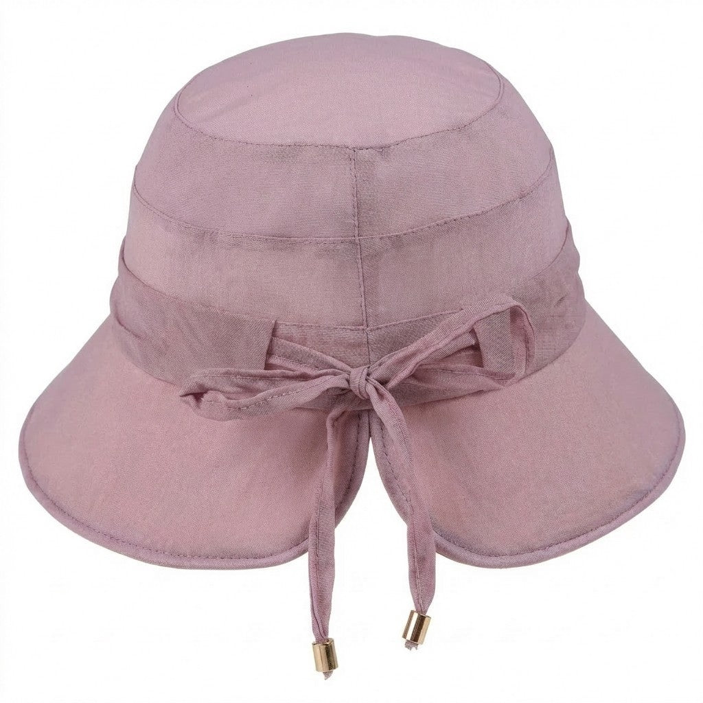 Wide Brim Sun Hat Adjustable Tie Back UV Protection Lightweight Outdoor Travel Hat