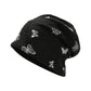 Women Butterfly Embroidery Slouchy Beanie Soft Lightweight Breathable Casual Hat
