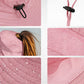 Women Wide Brim Sun Hat with Ponytail Opening Adjustable Chin Strap Breathable Mesh Panel